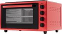 Wiggo WMO-E4562H(R) - Vrijstaande Mini Oven met kookplaat - Electrisch - 60 CM - 45 liter - 3534 W - 5 Jaar Garantie - Rood