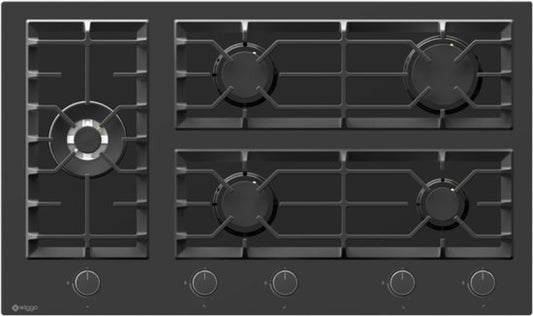 Wiggo WH-G935GR(B) - Inbouw Gaskookplaat