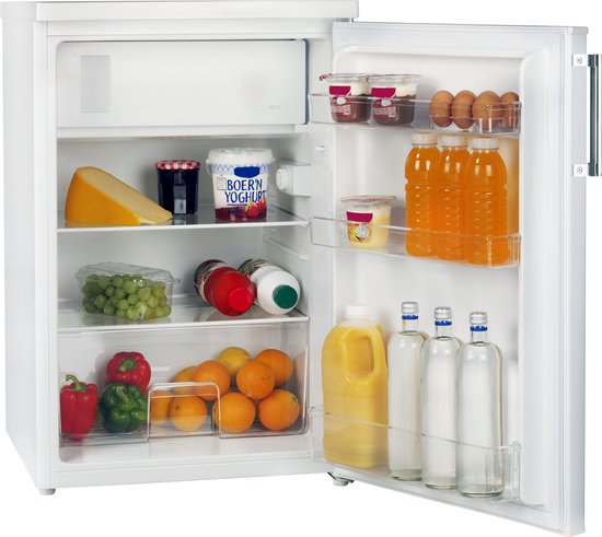 EDY EDTC5519 - Tafelmodel Koelkast - D Klasse - Wit - 120 Liter - 4* Vriesvak - 39dB - 5 Jaar Garantie