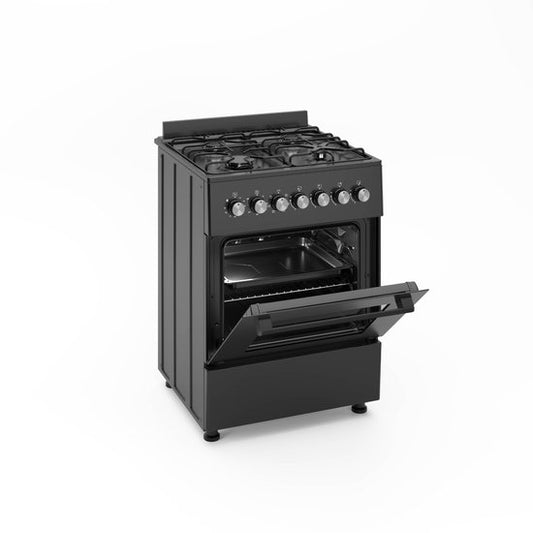 Wiggo WO-E606A(BB) Vrijstaand Gasfornuis