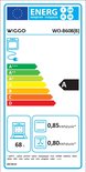Wiggo WO-B608(W) - Inbouw heteluchtoven