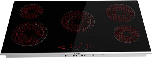 Wiggo WH-E975GC(B) - Inbouw Keramische kookplaat