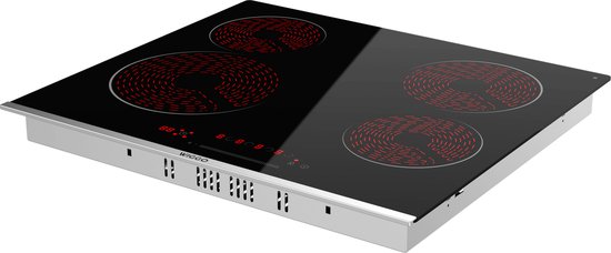 Wiggo WH-E674GC(B) - Inbouw Keramische kookplaat