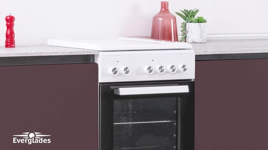 Everglades EVCK5100 - Vrijstaand Elektrisch Fornuis