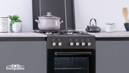 Everglades EVCK5010 - Vrijstaand Gasfornuis