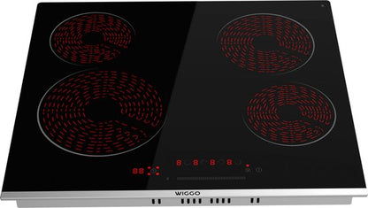 Wiggo WH-E674GC(B) - Inbouw Keramische kookplaat