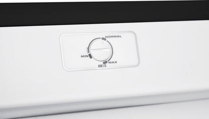 Wiggo WF-UR14E(B) – Kastmodel Vriezer – 168 Liter – 143 cm hoog – Energielabel E – Vrijstaand – 5 lades – Stil 40 dB – Omkeerbare deur – Zwart – 5 jaar garantie