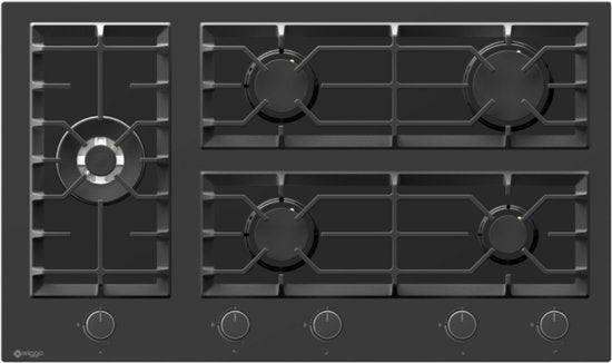 Wiggo WH-G935GR(B) - Inbouw Gaskookplaat