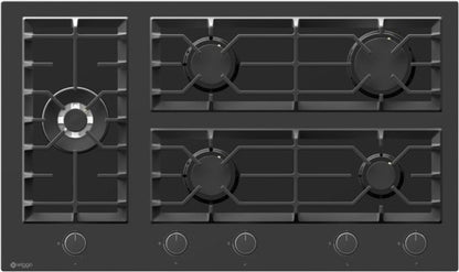 Wiggo WH-G935GR(B) - Inbouw Gaskookplaat