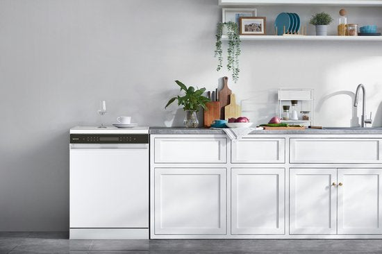 Wiggo WD-F6148B(W) - Vrijstaande Vaatwasser