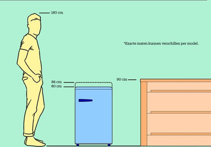 Everglades EVTT1020 - Tafel Model Koelkast