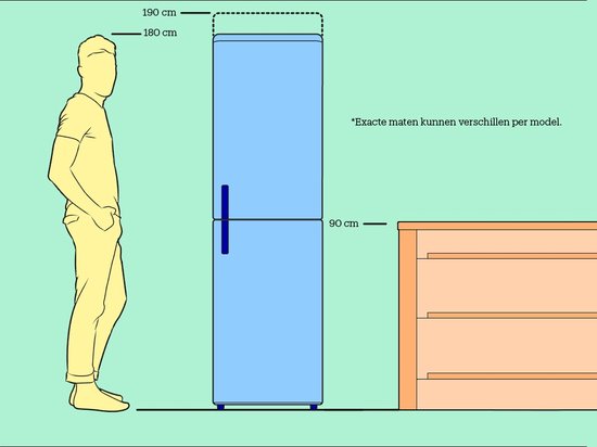 Everglades EVTD3026 - Koelkast
