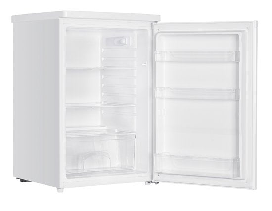 Wiggo WL-TT8D(W) - Vrijstaande - Kastmodel koelkast - Deur Links - 55 cm - 126 Liter - Energieklasse D - 5 jaar garantie - Wit