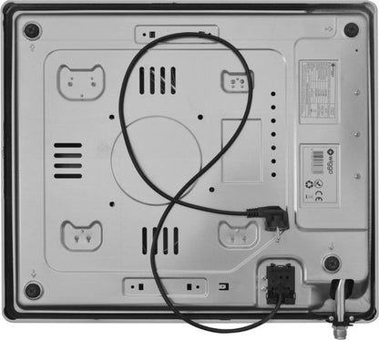 Wiggo WH-G604F(W) – Vrijstaande gaskookplaat – 60 cm – 4 kookzones – Geschikt voor aardgas en butaangas – Thermokoppel beveiliging – Wit