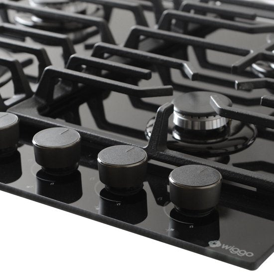 Wiggo WH-G634GL(B) - Inbouw Gaskookplaat