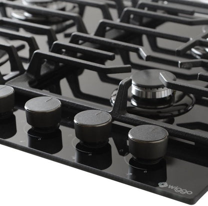 Wiggo WH-G634GL(B) - Inbouw Gaskookplaat