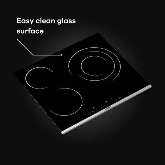 Wiggo WH-E673GC(B) - Inbouw Keramische kookplaat