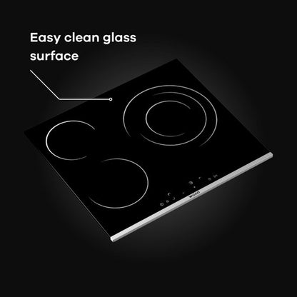 Wiggo WH-E673GC(B) - Inbouw Keramische kookplaat