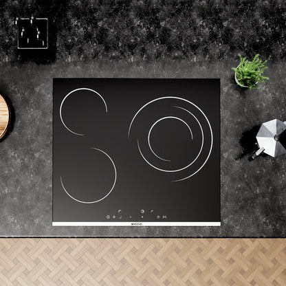 Wiggo WH-E673GC(B) - Inbouw Keramische kookplaat