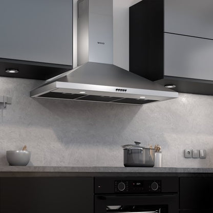 Wiggo WE‑C930P(X) – Wandschouw Afzuigkap