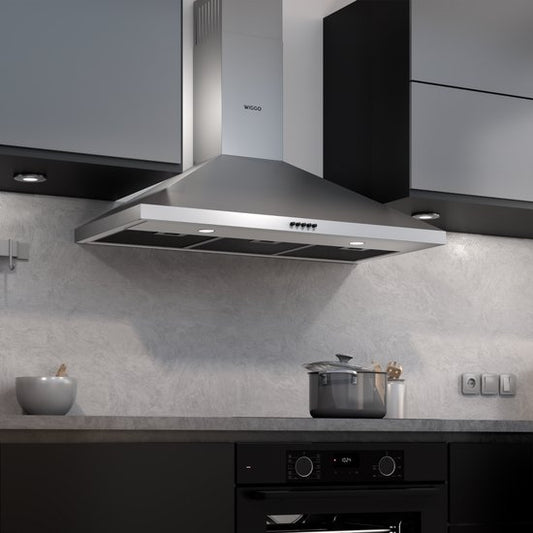 Wiggo WE‑C930P(X) – Wandschouw Afzuigkap