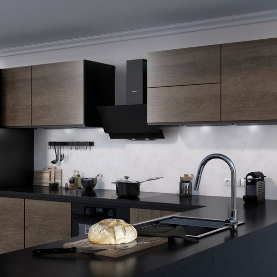 Wiggo WE-A642G(B) – Schuine Afzuigkap