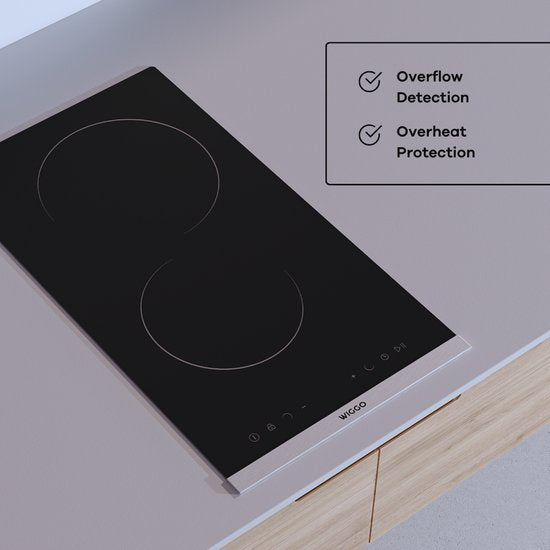 Wiggo WH-E312G(B) - Inbouw Inductiekookplaat