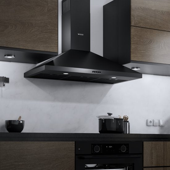Wiggo WE‑C930P(B) – Wandschouw Afzuigkap