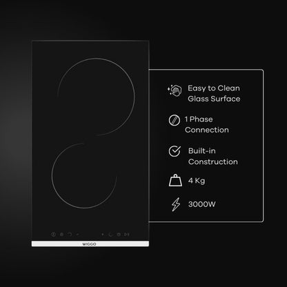 Wiggo WH-E312G(B) - Inbouw Inductiekookplaat