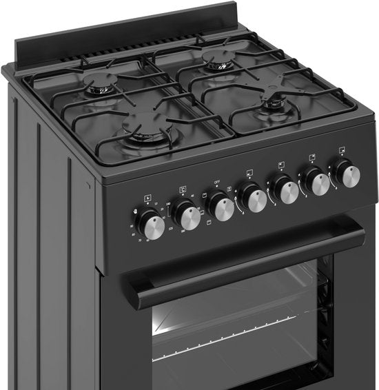 Wiggo WO-E606A(BB) Vrijstaand Gasfornuis