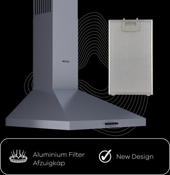Wiggo WE‑D630P(X) – Wandschouw Afzuigkap