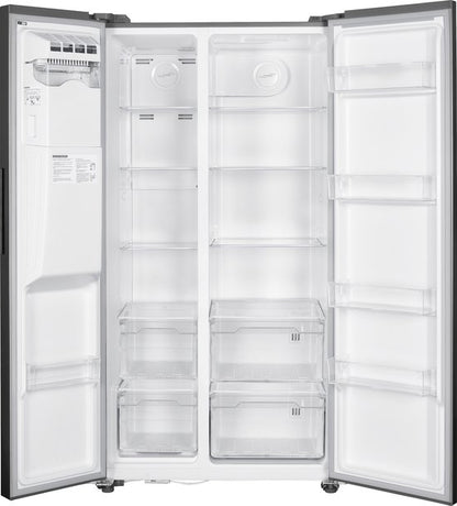 Wiggo WR-SBS18IME(X) - Amerikaanse Koelkast