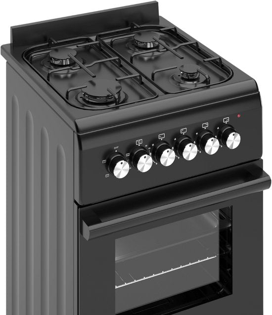 Wiggo WO-E503A(BB) Vrijstaand Gasfornuis