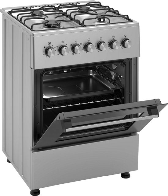 Wiggo WO-E606A(XX) Vrijstaand gasfornuis