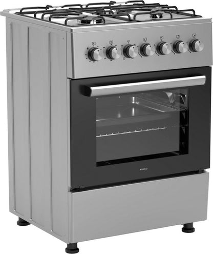 Wiggo WO-E606A(XX) Vrijstaand gasfornuis