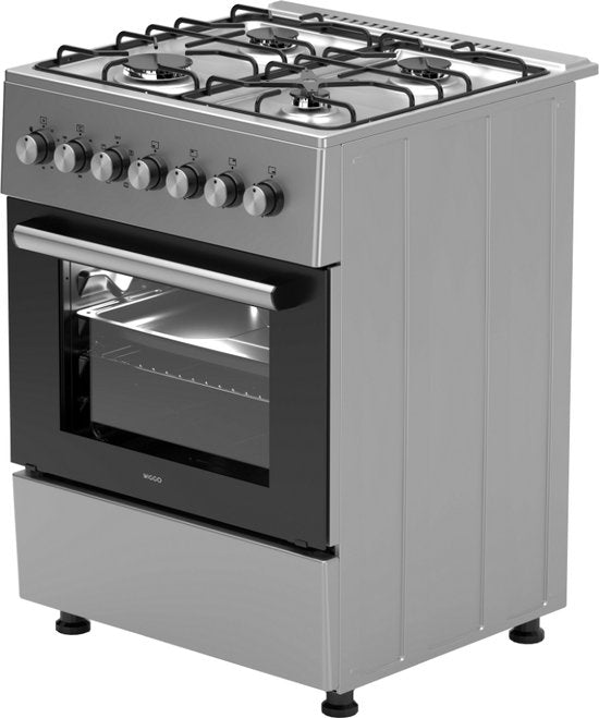 Wiggo WO-E606A(XX) Vrijstaand gasfornuis