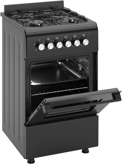 Wiggo WO-E503A(BB) Vrijstaand Gasfornuis