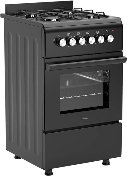 Wiggo WO-E503A(BB) Vrijstaand Gasfornuis