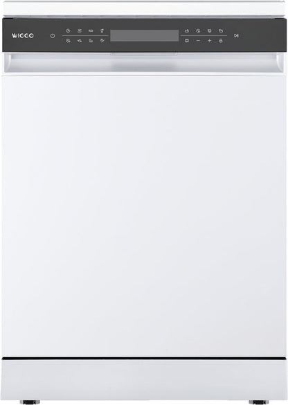 Wiggo WD-F6148B(W) - Vrijstaande Vaatwasser