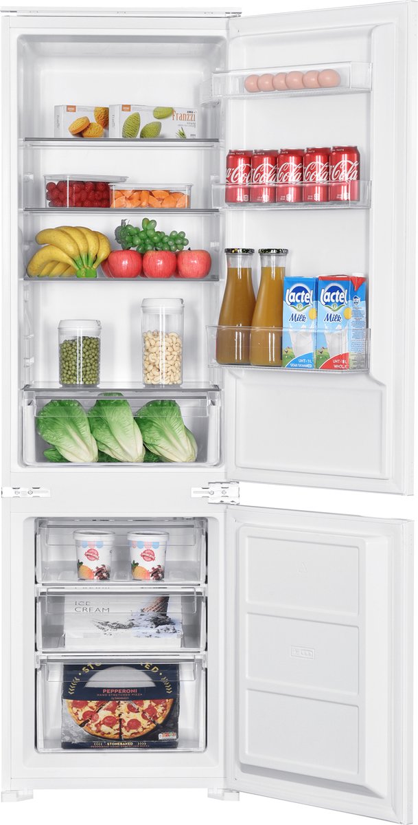 Wiggo WR-BC178E(W) - Inbouw koel-vriescombinatie